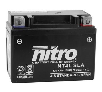Nitro Motorbike Battery NT4L SLA 12V 4AH