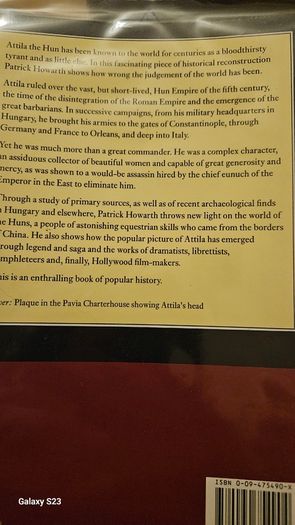 Attila, King Of The Huns. Man And Myth by Patrick Howarth.