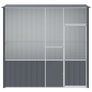 Bird Cage Anthracite 215x78x200 cm Galvanised Steel Image 4