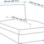 Ikea Kivik New Covers Anthracite Color . 3 Seater Cover . Chaise Lounge Cover. Footstool Cover Image 8