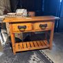 Heritage pine console table Image 2