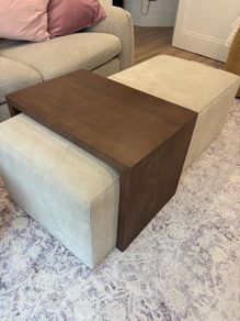 Bargain footstool / ottoman / coffee table