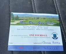 New Ross Golf 4 ball voucher
