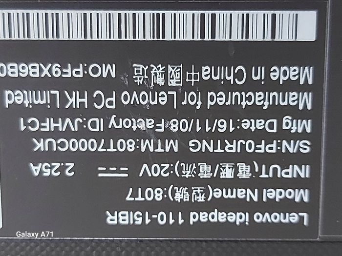 Lenovo Ideapad Model 110-15IBR, Intel Celeron CPU N3060, 1.6GHZ, 4GB Ram, 900GB HDD, Windows 10, Microsoft Edge, Chrome,  and VLC