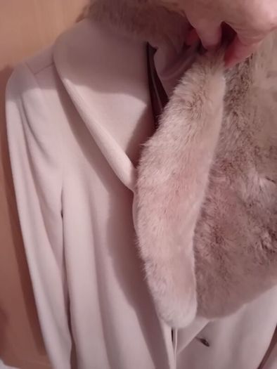 Reiss Long Wool Coat - Removable Faux Fur Collar - UK 10 BNWT RRP 475