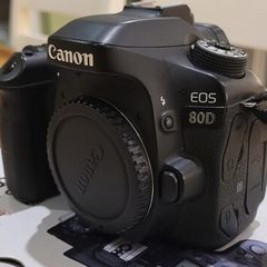 Canon 80D camera with accessories, as good as new