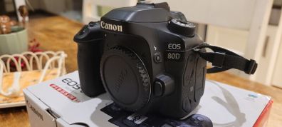 Canon 80D camera with accessories, as good as new