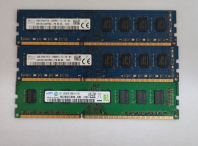 3x4 GB Desktop memories