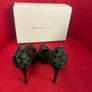 Next Signature moss green ponyskin animal print heels size 7 Image 3