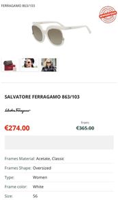 Salvatore Ferragamo 863/103 Sunglasses