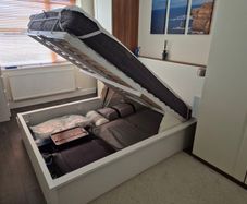 Ottoman bed and mattress