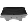 Black Luxury Ceramic Basin Rectangular with Overflow & Faucet Hole Image 5