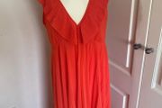 Orange Zara dress size 14
