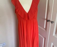 Orange Zara dress size 14