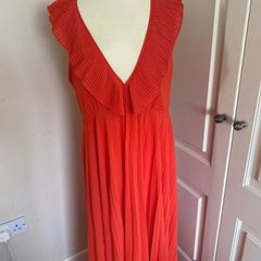 Orange Zara dress size 14