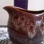 Retro 1070's Kernewek Brown Drip Glaze Small Jug Image 7