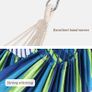 NEW SALE | Hammock Chair Hanging Swing 2 Seat Cushions Included,Strong Webbing Straps and Hooks for Easy Hanging Soft Cotton Weave Hanging Chair Side Pocket Large Tassel Chair Set Comfort Indoor Outdoor Image 4