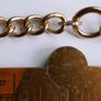 Guess Gold Tone Toggle Puffed Heart Charm Necklace Rhinestone Length 20" Image 7