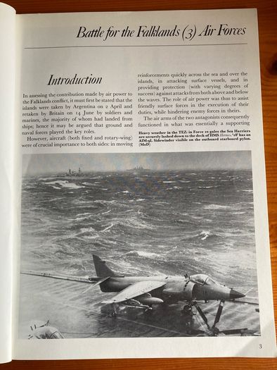 War  book: 'Battle for the Falklands (I3) Air Forces'
