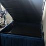 Double bed ith storage plush blue/mattress included bought at xmas too big for room Image 6