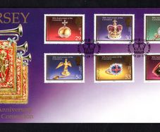 2003 Jersey 50th Anniversary of the Coronation: Coronation Regalia Commemorative Stamps First Day Cover (FDC)