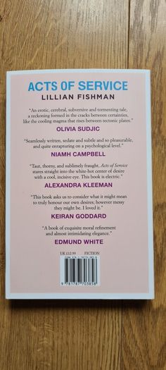 Acts of Service  Lillian Fishman