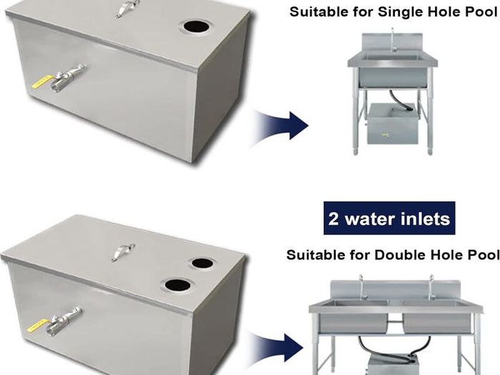 Stainless Steel, Commercial Grease Separator,