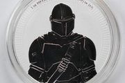 2021 1 Oz Niue Silver Star Wars Mandalorian Coin BU (In Capsule)