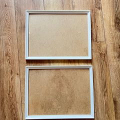2 IKEA White Picture Frames 30x40