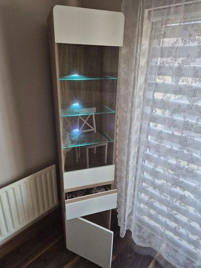 cabinet high gloss with light