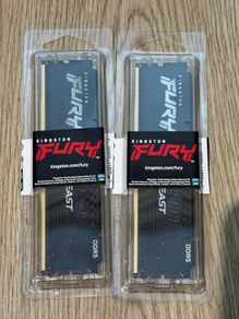 16gb (8gbx2) Ddr5 Ram Kingston Fury 4800mhz Cl38 NEW