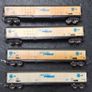 Set of four double-bogie HO scale Lima wagons Image 5
