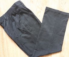 Boys Black School Trousers. Age 9-10