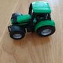 Bruder Tipping Trailer with Bales, Fence and Small Tractor. Image 9