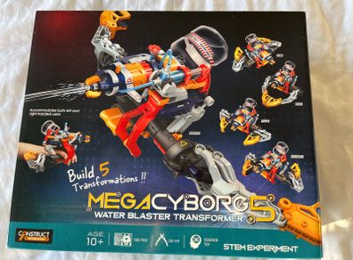 Mega Cyborg 5 water blaster transformer