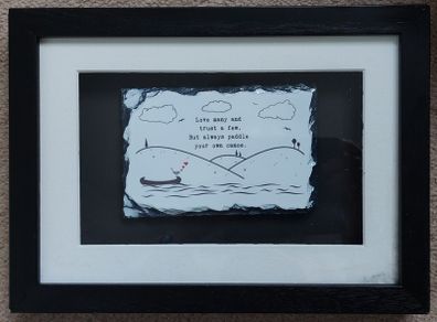 Slate wall art