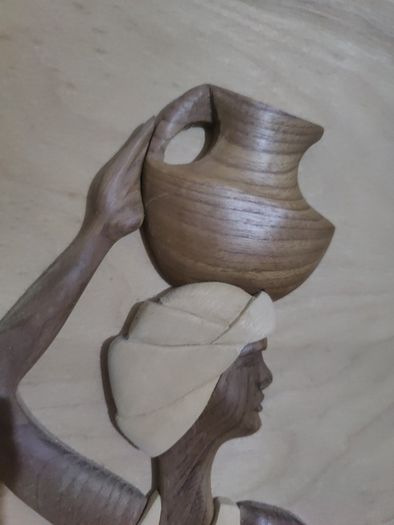 hand crafted wooden wall art