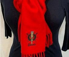 Vintaqe Harrods Unisex Lambswool Scarf