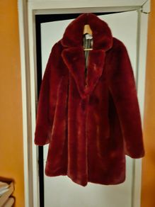 faux fur coat (size 44)