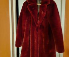 faux fur coat (size 44)