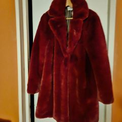faux fur coat (size 44)