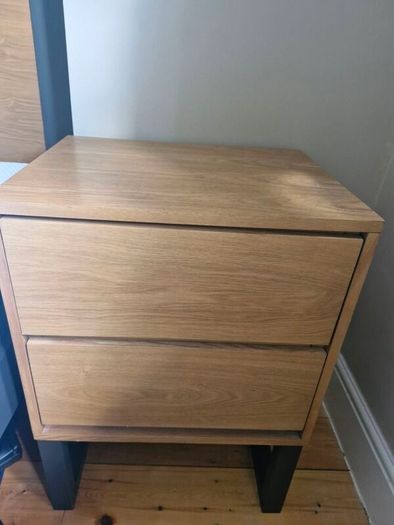 Small Double Bed, Emma Mattress & 2 Matching Lockers