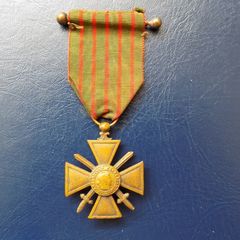 France 1914-18 Croix De Guerre.War Cross in bronze.