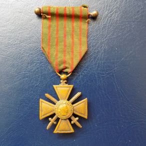 France 1914-18 Croix De Guerre.War Cross in bronze.