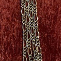 Vintage Fob T-Bar Chain Silver