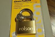 Padlock with 3 keys