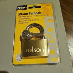 Padlock with 3 keys