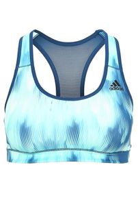 Adidas Allover Print SPORT BRA TOP Women Training Multicolor/Tech Steel