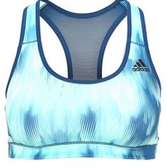Adidas Allover Print SPORT BRA TOP Women Training Multicolor/Tech Steel