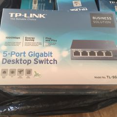 TP-Link 5-Port Gigabit Desktop Ethernet Switch Rj45 Splitter TLSG105 1000mbps plug and play new